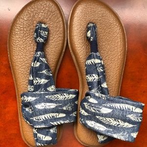 SANUK YOGA SLING  BLUE BL/PRINT YOGA